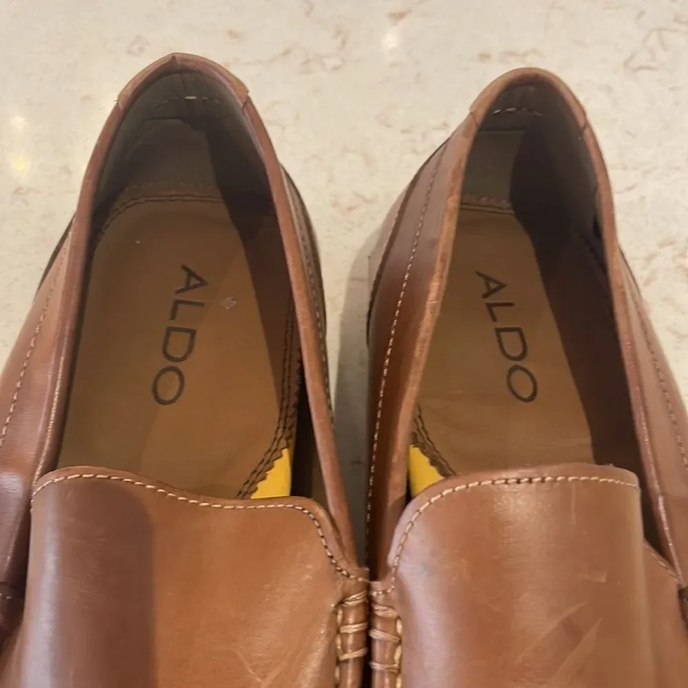 Aldo tan loafers SZ 10